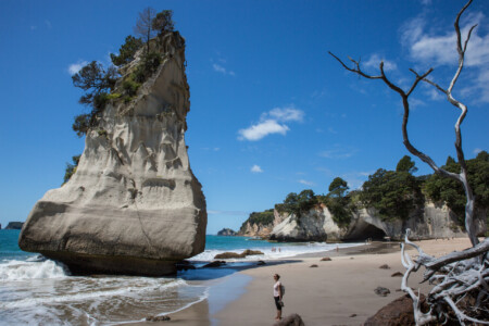 Strand hinter der Cathedral Cove